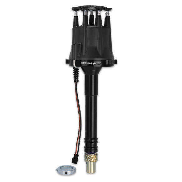 MSD 85505  -  Chevy V8 Pro Billet Distributor Black Finish