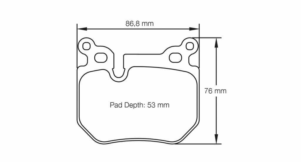 Pagid BMW	3 Series M-Technic / 135i Rear Brake Pads