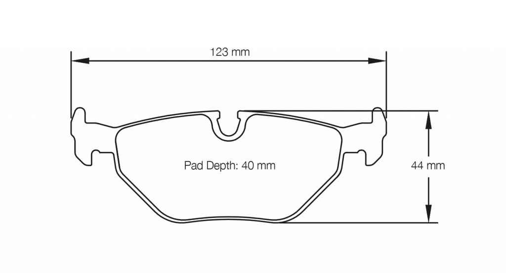 Pagid Racing 1285 RSL1 Compound Brake Pads