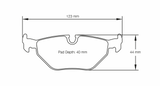 Pagid Racing 1285 RSL1 Compound Brake Pads