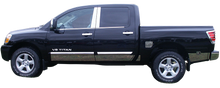 Load image into Gallery viewer, QAA Chrome Window Trim For 2004-2015 Nissan Titan - 4-door Pickup Truck Crew Cab