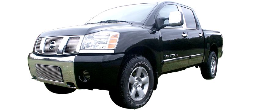 QAA Chrome Window Trim For 2004-2015 Nissan Titan - 4-door Pickup Truck Crew Cab