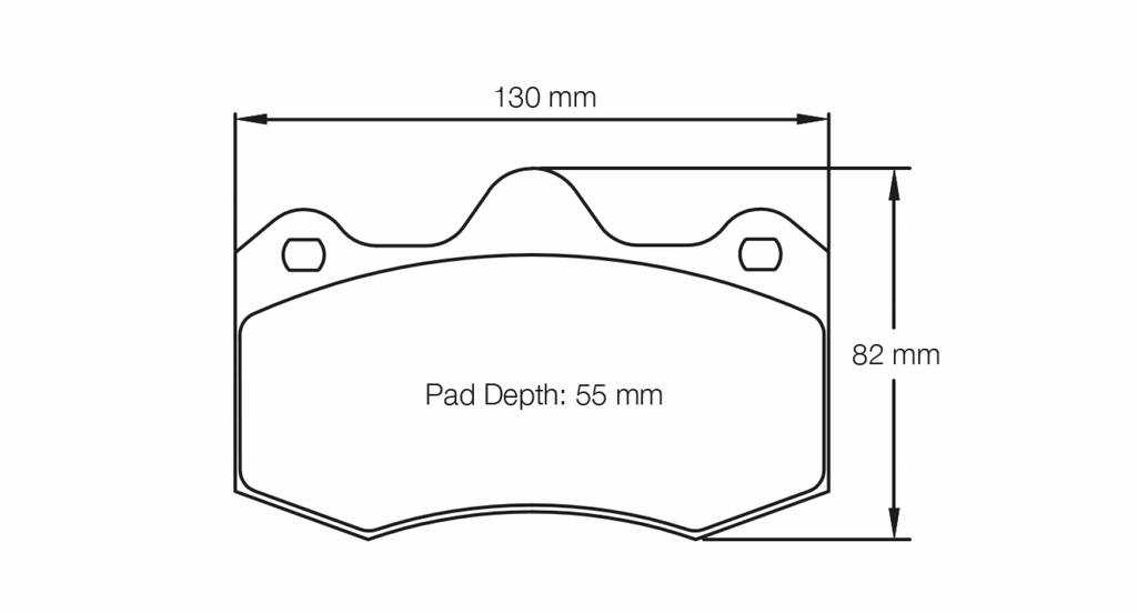 Pagid Racing 4345 RSL29 Compound Brake Pads