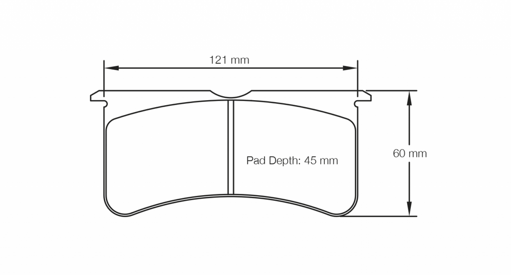 Pagid Racing 2555 RST4 Compound Brake Pads
