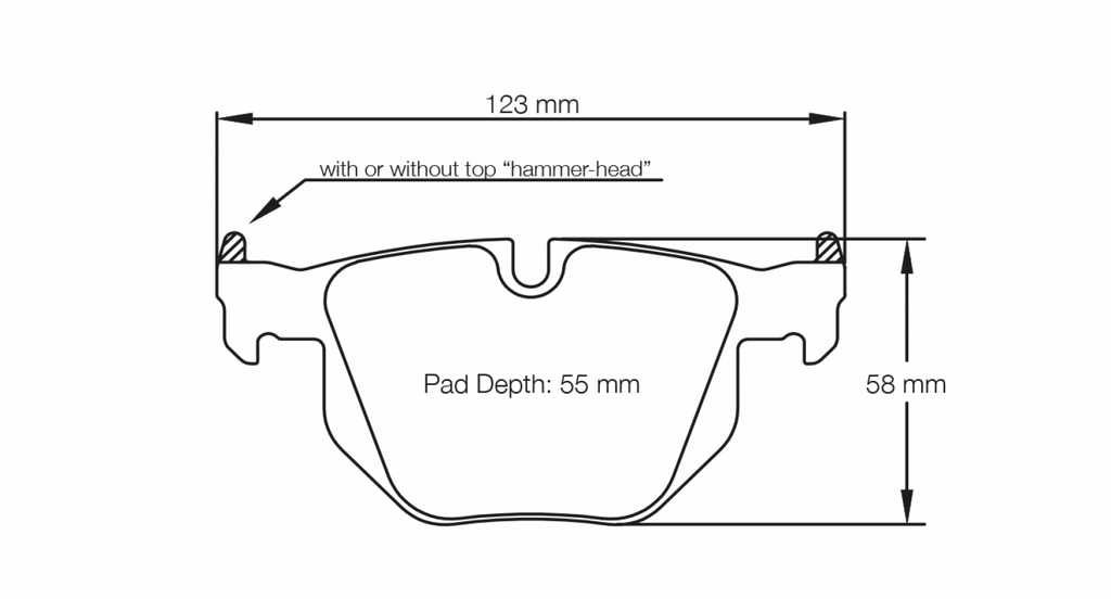 Pagid Racing 8051 RST3 Compound Brake Pads