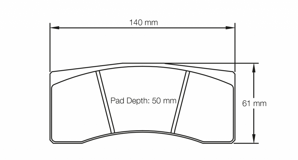 Pagid Racing 1896 RST1 Compound Brake Pads