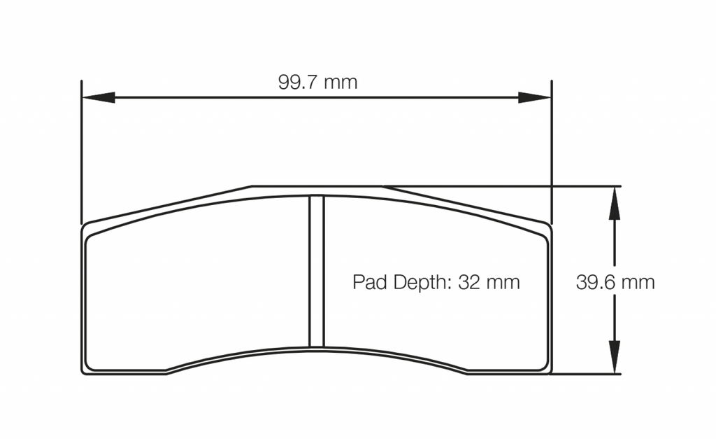 Pagid Racing 8060 RST4 Compound Brake Pads