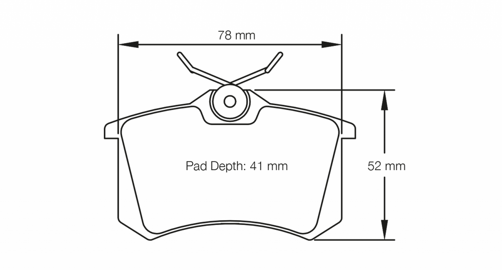 Pagid Audi A3 1.8 20V Rear Brake Pads