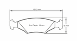 Pagid Racing 4823 RS42 Compound Brake Pads