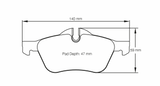 Pagid Racing 2959 RSL29 Compound Brake Pads