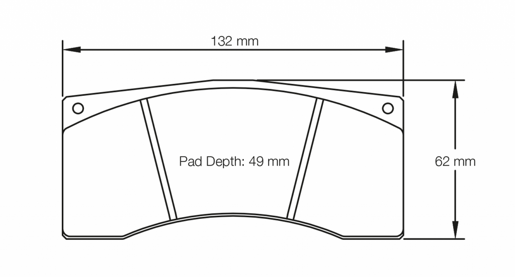 Pagid Racing 1674 RST4 Compound Brake Pads