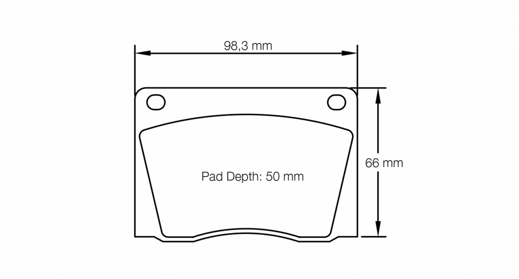 Pagid Racing 8042 RSH42 Compound Brake Pads