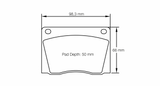 Pagid Racing 8042 RSH42 Compound Brake Pads