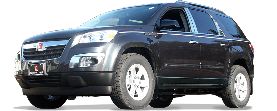 QAA Chrome Bumper Trim For 2007-2009 Saturn Outlook - 4-door SUV