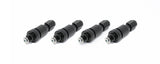 Torque Solution TS-SU-558BK-4 - Billet TPMS Valve Stem Kit (Black) 2008+ Subaru Legacy Impreza WRX / STi