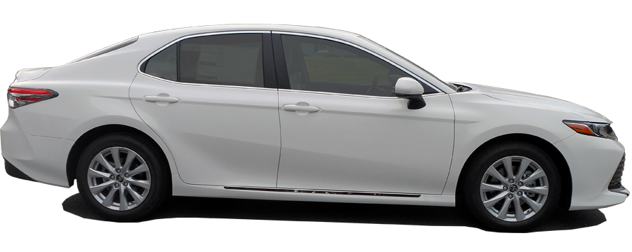 QAA Chrome Rocker Panels For 2018-2023 Toyota Camry - 4-door Sedan