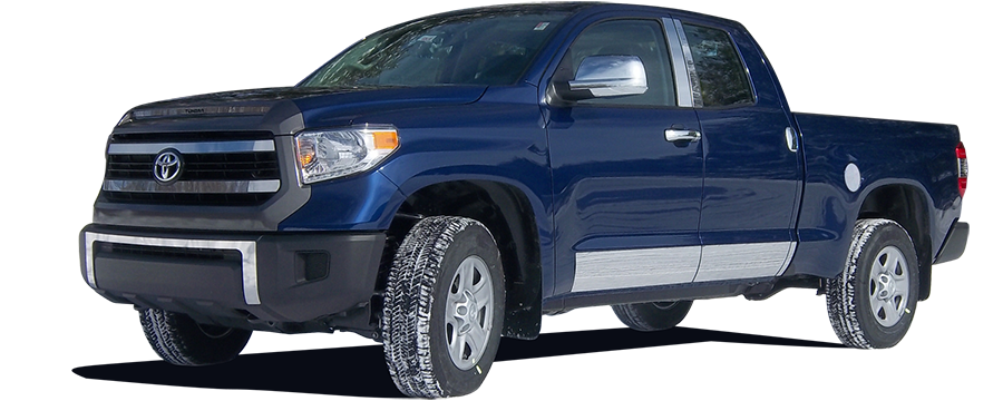 QAA Chrome Wheel Well Fender Trim For 2007-2013 Toyota Tundra - 2-door 4-door Pickup Truck