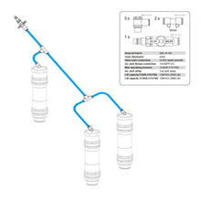 Load image into Gallery viewer, Nuke Performance Air Jack 90 Competition 8 BAR / 120 PSI Hose Kit