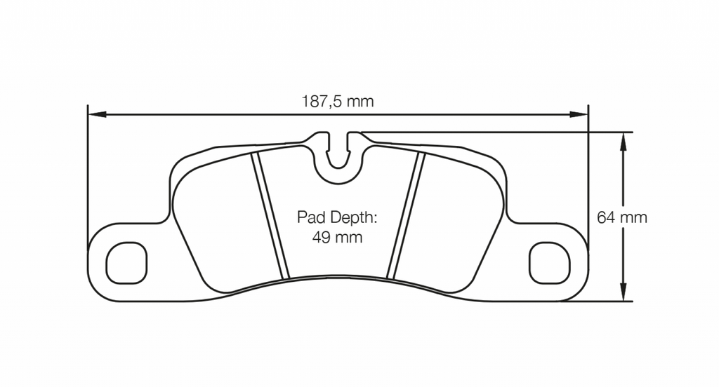 Pagid Porsche 991/991.2 Carrera, Boxster Spyder, Cayman S RST3 Rear Brake Pads
