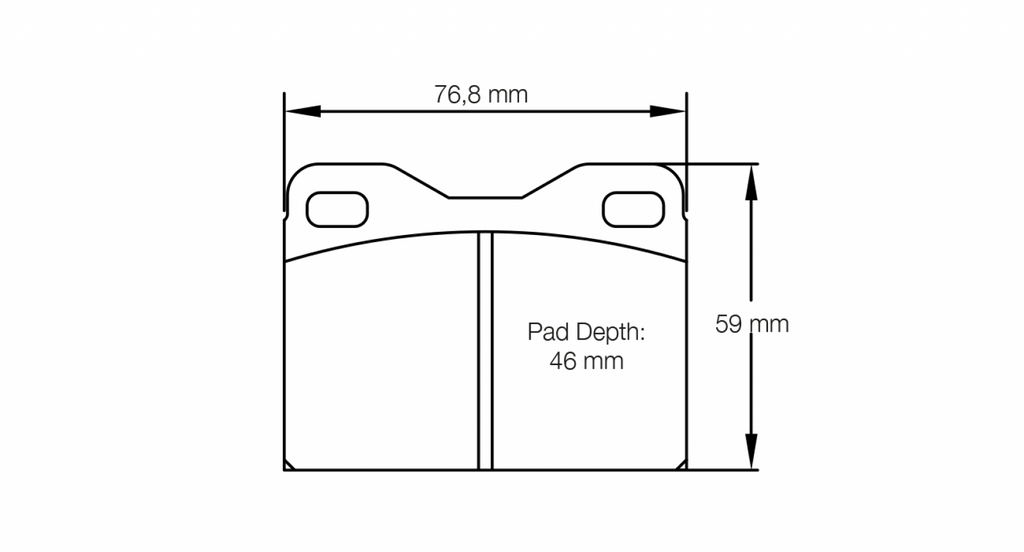 Pagid Racing 4634 RSH42 Compound Brake Pads
