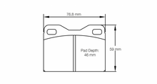 Load image into Gallery viewer, Pagid Racing 4634 RSH42 Compound Brake Pads