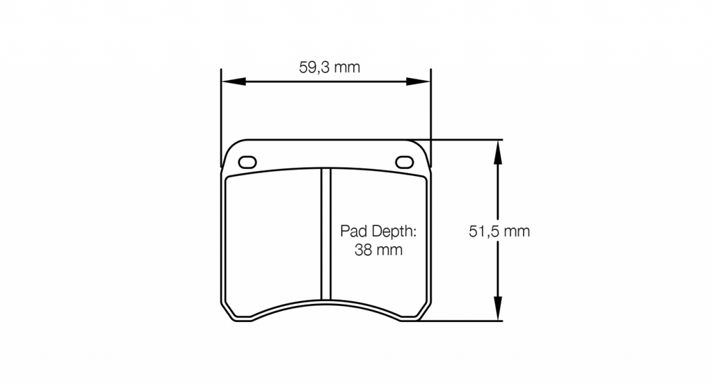 Pagid Racing 1362 RSH42 Compound Brake Pads