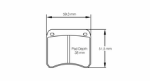 Load image into Gallery viewer, Pagid Racing 1362 RSH42 Compound Brake Pads