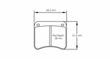 Pagid Racing 1362 RSH42 Compound Brake Pads