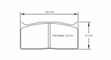 Pagid Racing 1283 RS42 Compound Brake Pads