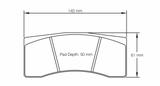 Pagid Racing 1616 RST1 Compound Brake Pads