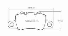 Load image into Gallery viewer, Pagid Porsche 991/2 R, Turbo, Cayman GT4 GT2/3 RS RSC2 Rear Brake Pads