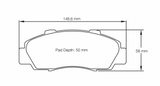 Pagid Racing 2623 RSL29 Compound Brake Pads