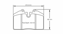 Load image into Gallery viewer, Pagid Racing Ferrari 348, 456 GT, F512M &amp; 550, Maserati Spyder 4.2 &amp; Coupe 3.2, Porsche 911 3.3 SC Turbo / Turbo S, 964 3.3/3.6 Turbo &amp; Turbo S RS44 Brake Pads