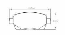 Load image into Gallery viewer, Pagid Racing 8029 RSL29 Compound Brake Pads