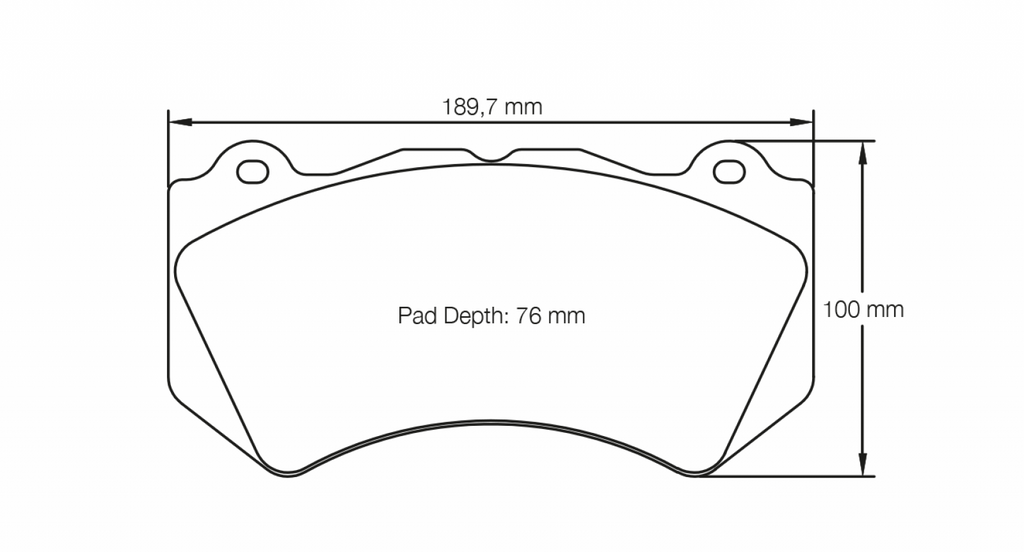 Pagid Racing 8083 RSL29 Compound Brake Pads