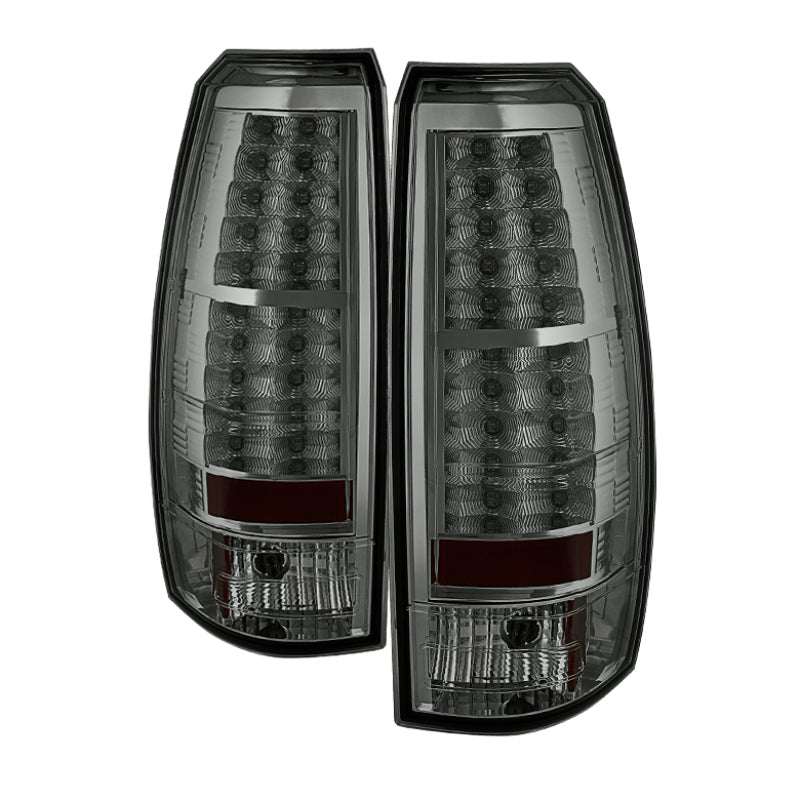 SPYDER 5032485 - Spyder Chevy Avalanche 07-13 LED Tail Lights Smoke ALT-YD-CAV07-LED-SM