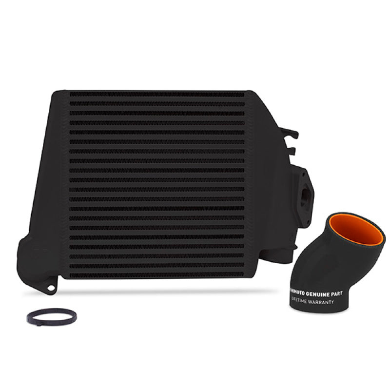 Mishimoto MMTMIC-WRX-08BKBK FITS 08-14 Subaru WRX Top-Mount Intercooler KitPowder Coated Black & Black Hoses