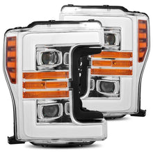 Load image into Gallery viewer, AlphaRex 880107 FITS 17-19 Ford F-250 SD PRO-Series Proj Headlights Plank Style Chrome w/Activ Light/Seq Signal