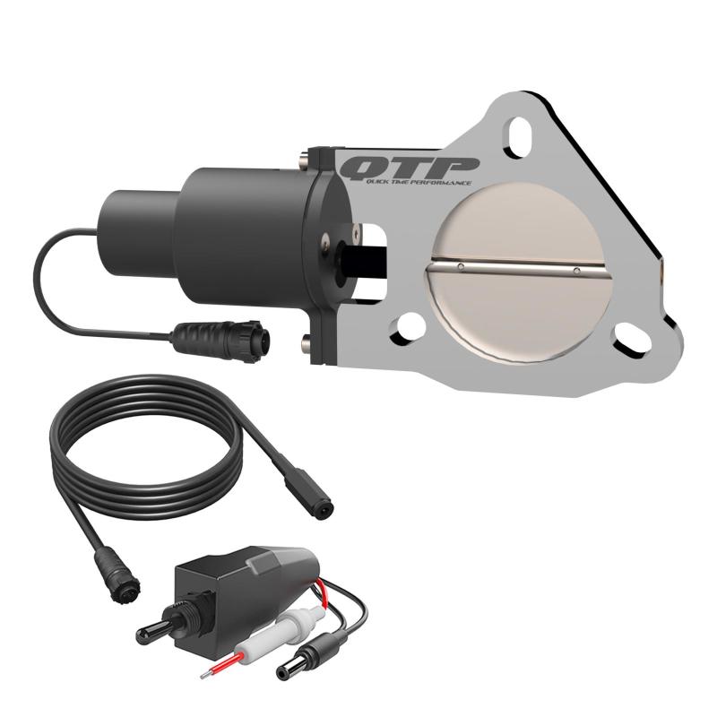 QTP QTEC30 FITS 3in Bolt-On QTEC Electric Cutout ValveSingle