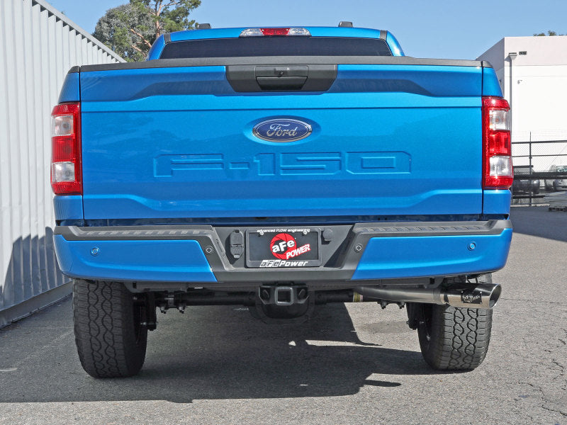 aFe 49-43125-P FITS Apollo GT 3in 409 SS Cat-Back Exhaust 2021 Ford F-150 V6 2.7L/3.5L (tt)/V8 5.0L w/ Polished Tips