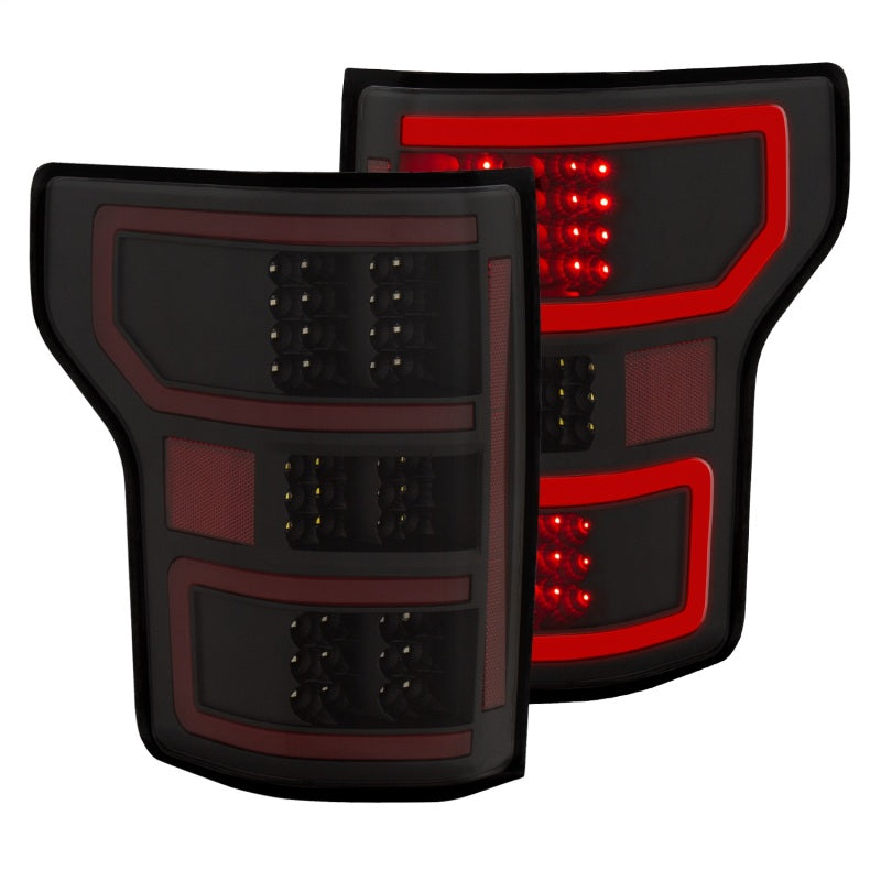 ANZO - [product_sku] - ANZO 18-19 Ford F-150 LED Taillights Black - Fastmodz