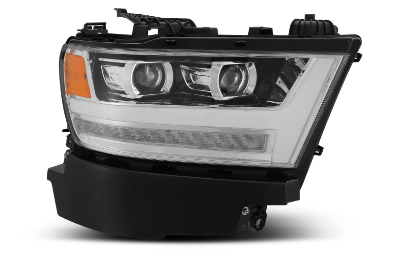 AlphaRex 880514 FITS 19-20 Ram 1500HD PRO-Series Proj Headlight Plnk Styl Chrm w/Activ Light/Seq Signal/Plnk DRL