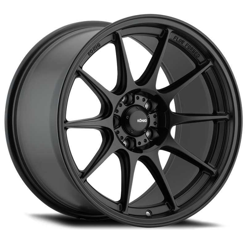 Konig DK98514355 - Dekagram 18x9.5A 5x114.3 ET35 Semi-Matte Black