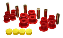 Load image into Gallery viewer, Energy Suspension 5.2115R FITS 02-05 Dodge Ram 1500 2WD Red Rear Leaf Spring Bushing Set