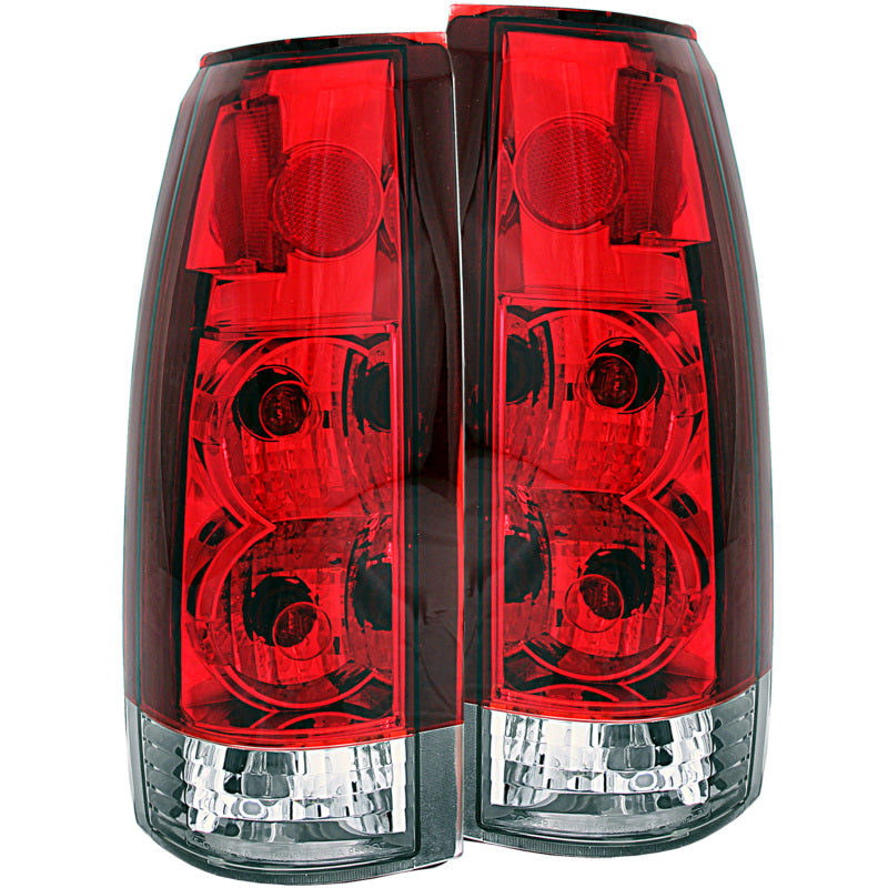 ANZO - [product_sku] - ANZO 1999-2000 Cadillac Escalade Taillights Red/Clear - New Gen - Fastmodz
