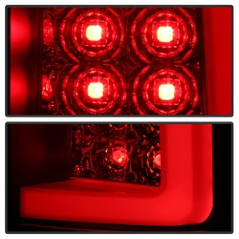 SPYDER 5084095 - Spyder 07-13 Silverado (Will Not Work w/2010 921 Bulb)V3 Tail Lights Blk Smk ALT-YD-CS07V3-LBLED-BSM