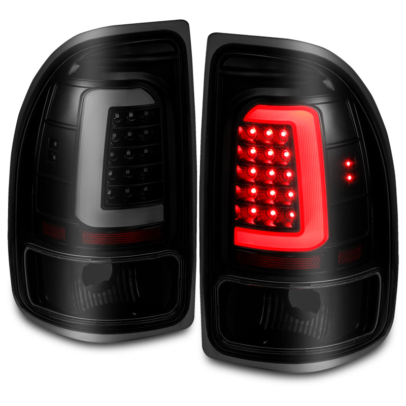 ANZO 311348 FITS 1997-2004 Dodge Dakota LED Taillights Black Housing Smoke Lens Pair