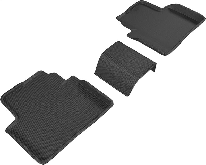 3D MAXpider 2016-2020 Honda Civic Kagu 2nd Row Floormats - Black
