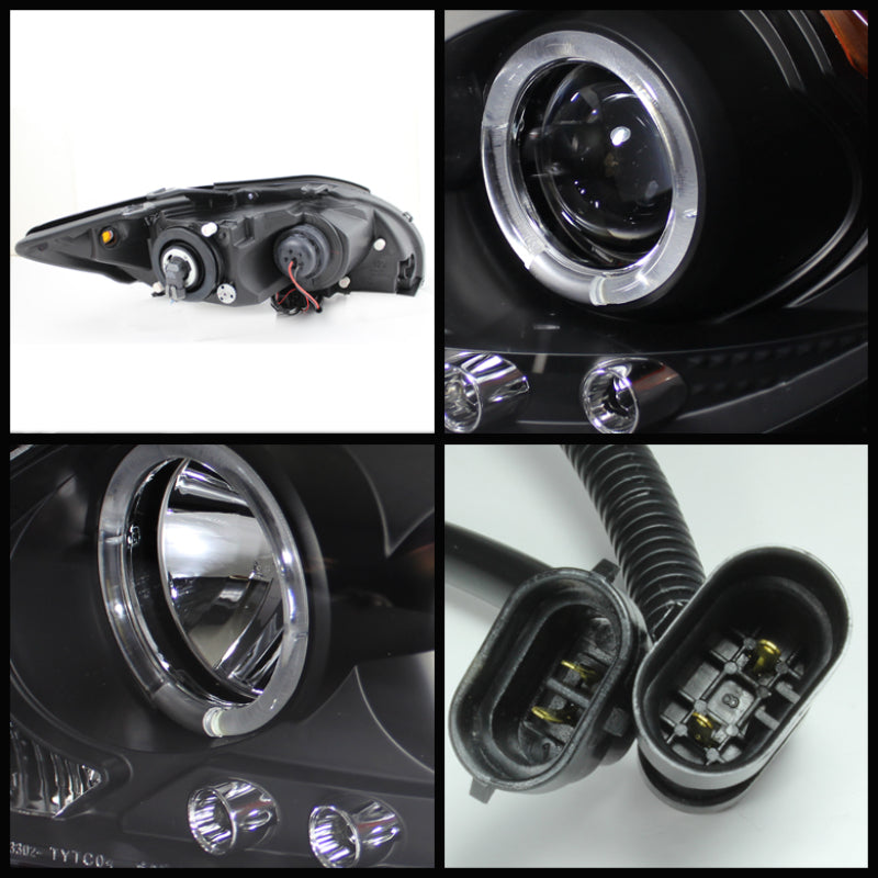 SPYDER 5073303 - Spyder Scion TC 08-10 Projector Headlights LED Halo -Replaceable LEDs Blk PRO-YD-TTC08-HL-BK