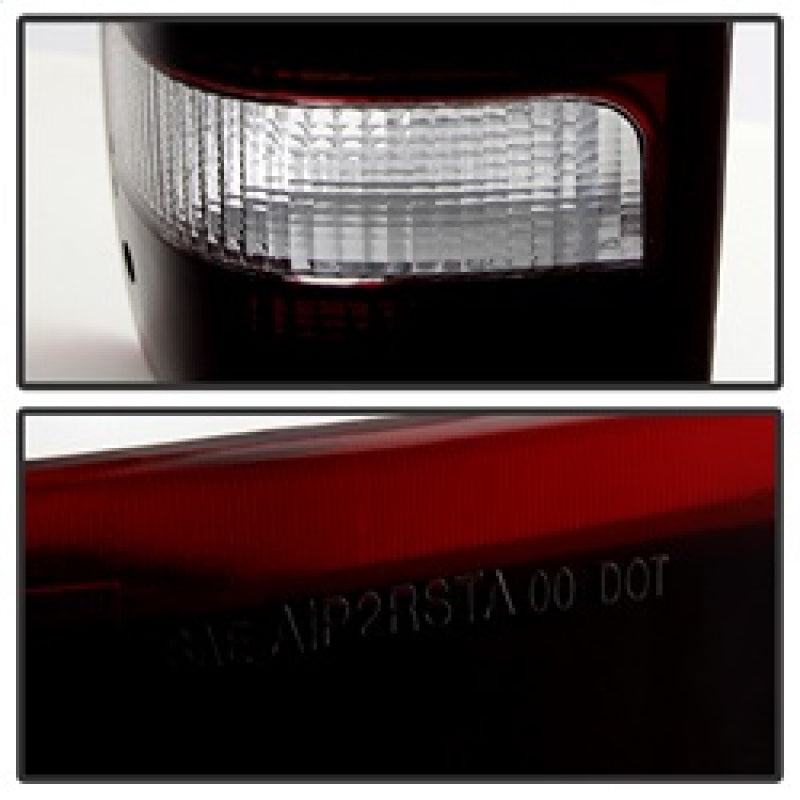 SPYDER 9030574 - Xtune Ford Ranger 93-97 OE Style Tail Lights Red Smoked ALT-JH-FR93-OE-RSM